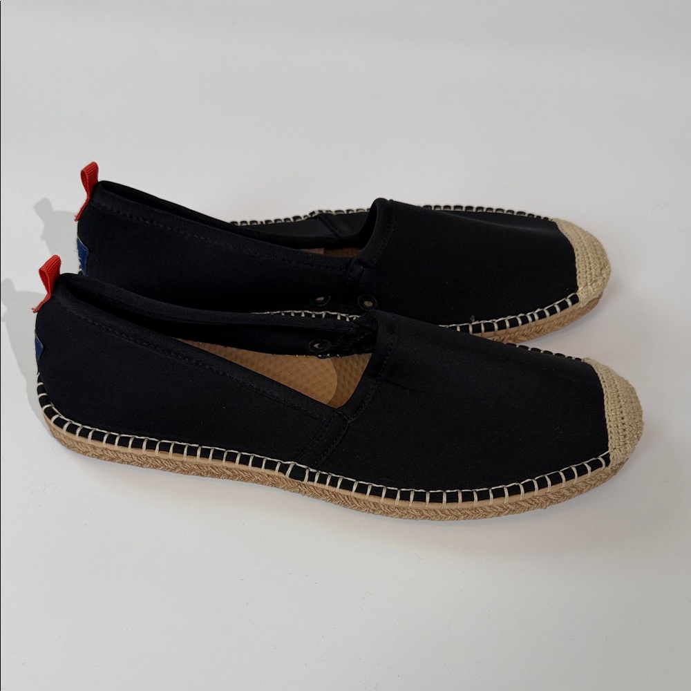 Sea Star Beachwear Espadrilles Size 9 Black